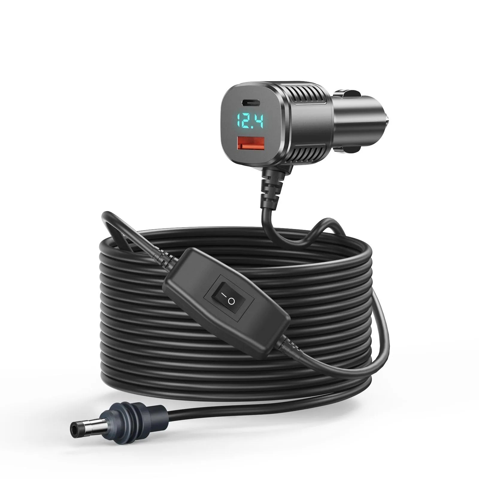 Starlink Mini 3-in-1 Car Charger Cable | DC Power Cable with USB-C & USB-A Ports