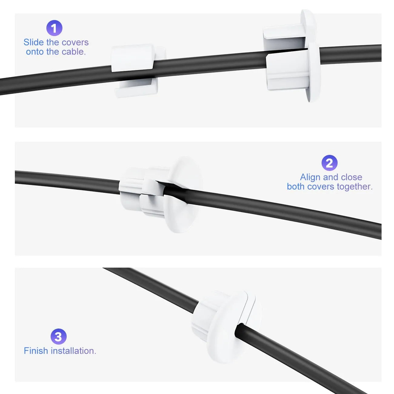 Starlink Cable Routing Kit 2 Pack | 1-Inch Wall Grommets for Cable Pass Through