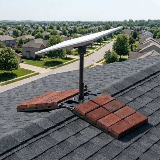Non-Drill Roof Ridge Mount for Starlink Gen 3