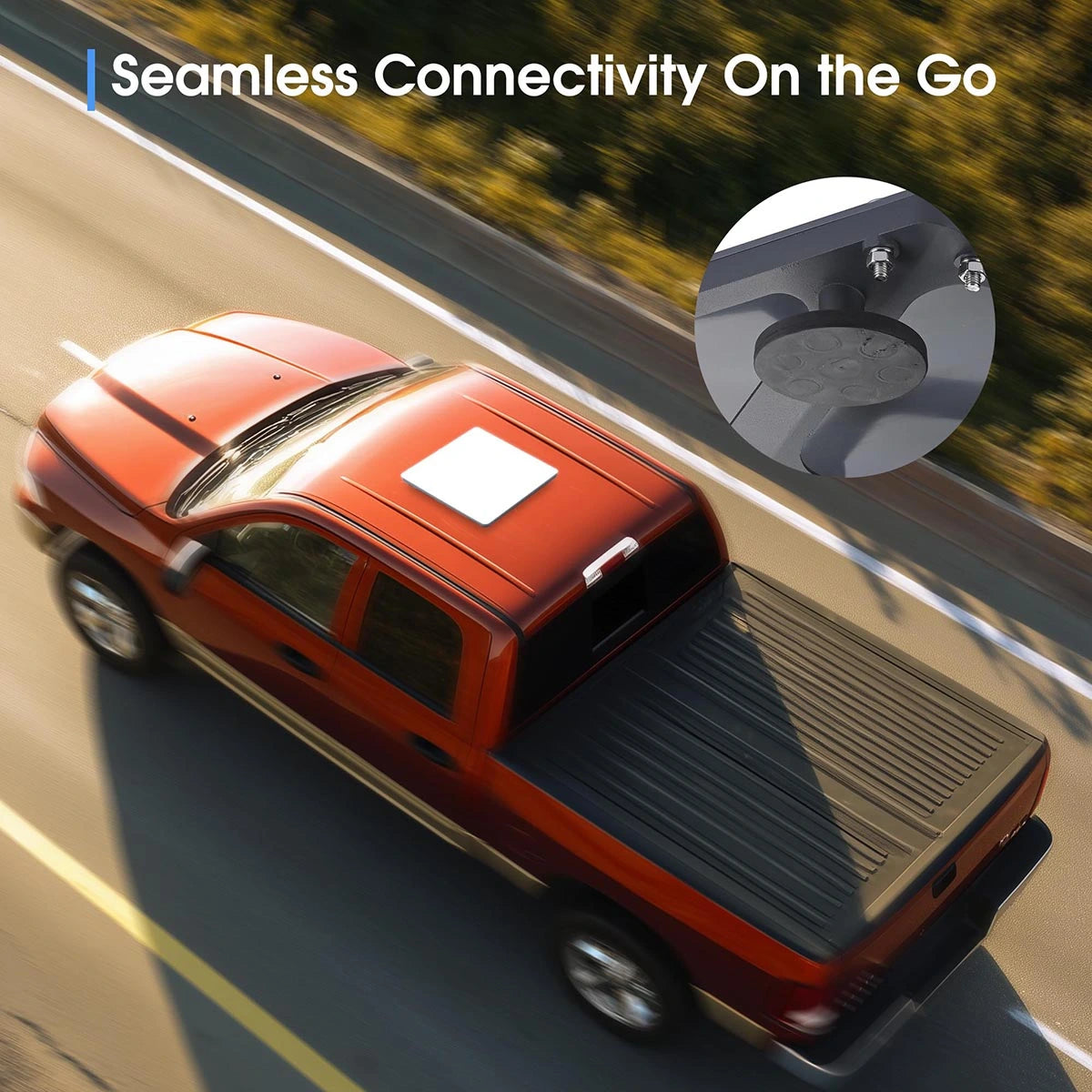Magnetic Roof Mount for Starlink Mini, 4 Magnetic Feet Car & RV Bracket