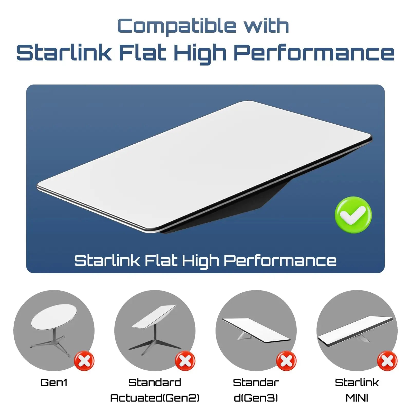 Starlink Flat High Performance SPX to RJ45 Ethernet Adapter | Waterproof Coupler 2 Pack