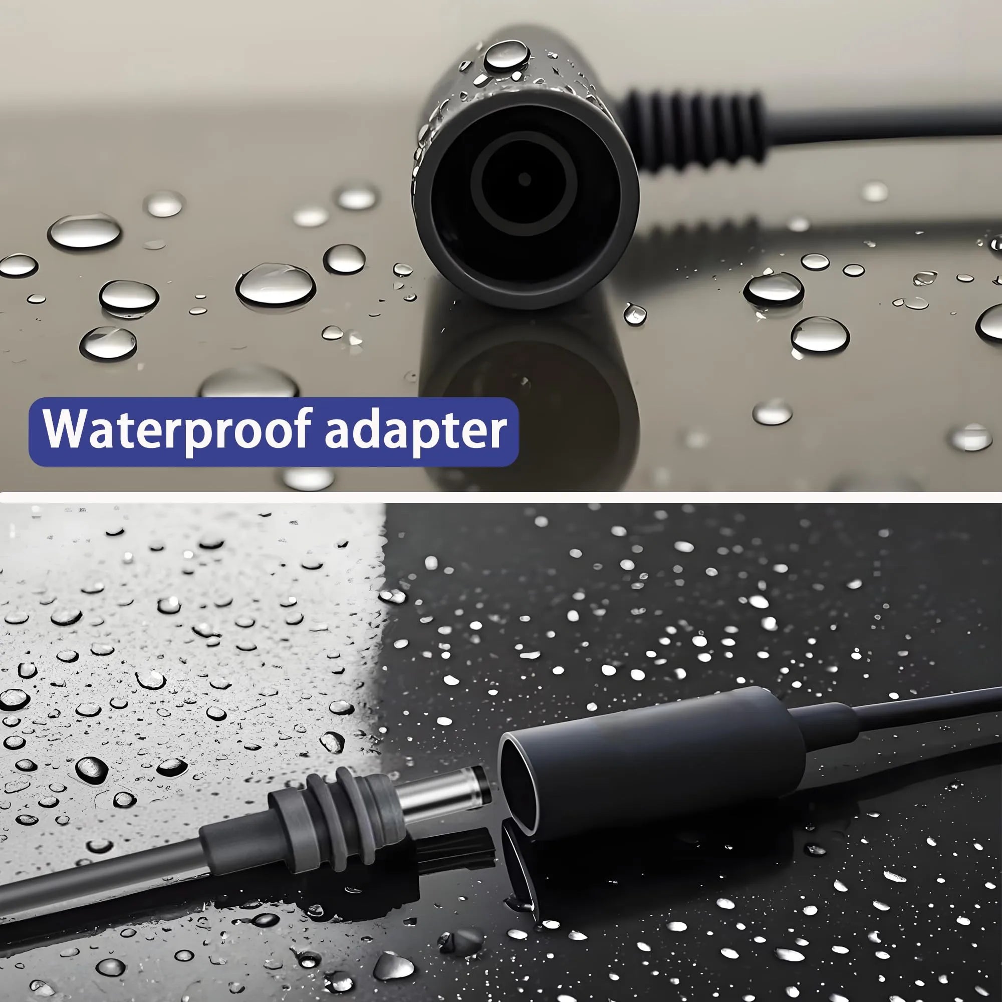 Starlink Mini Waterproof DC Extension Adapter | 23.5cm Male to Female Cable