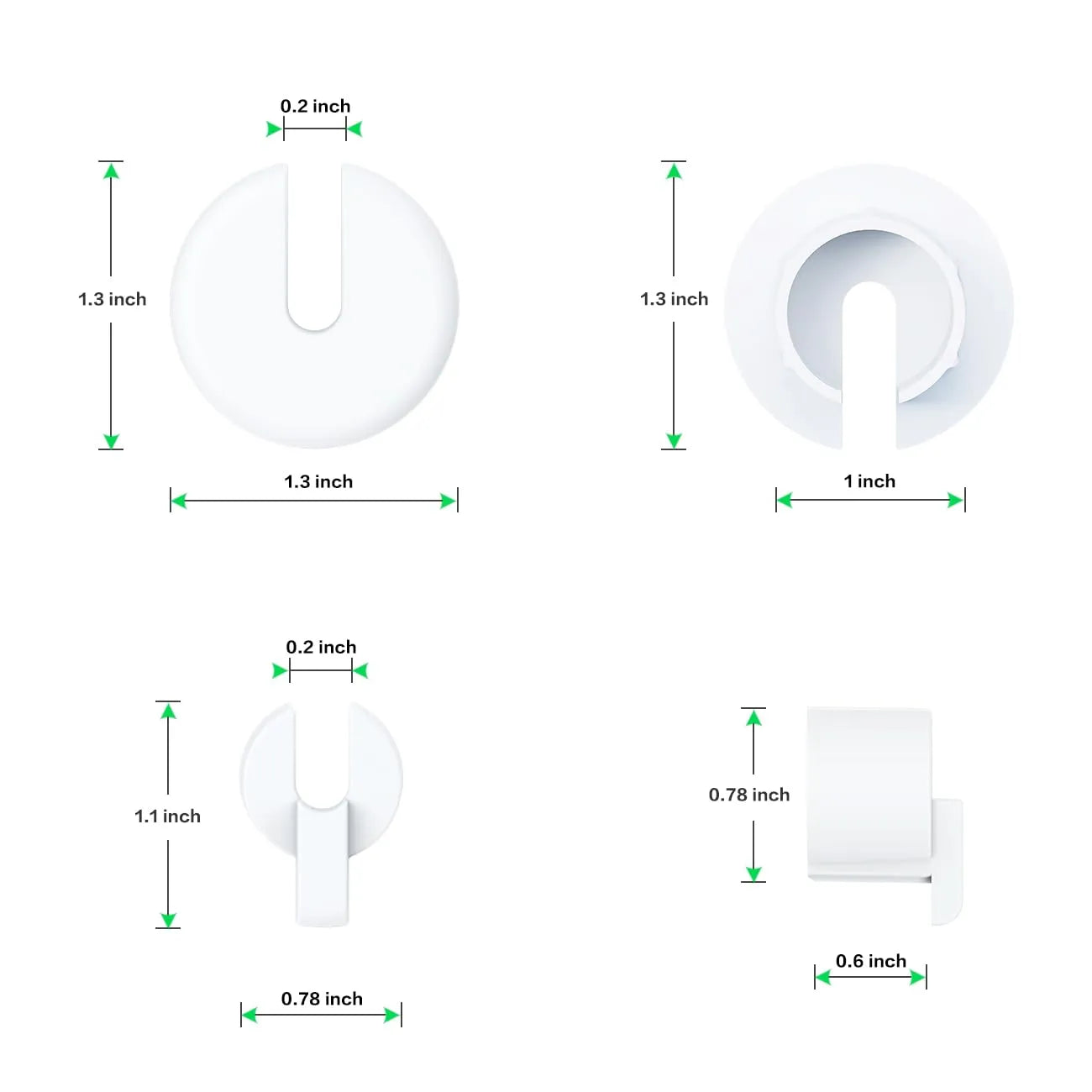 Starlink Cable Routing Kit 2 Pack | 1-Inch Wall Grommets for Cable Pass Through