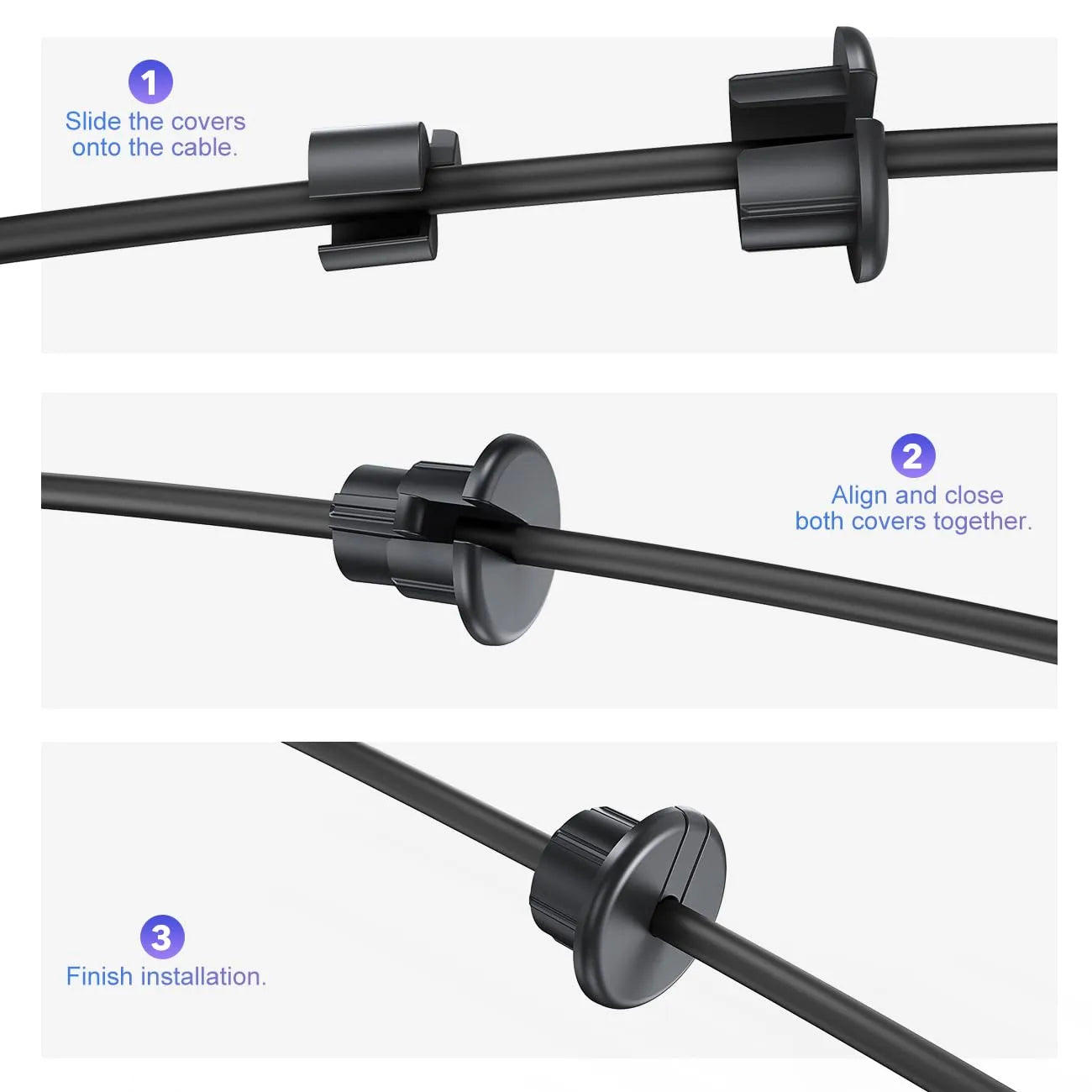 Starlink Cable Routing Kit 2 Pack | 1-Inch Wall Grommets for Cable Pass Through