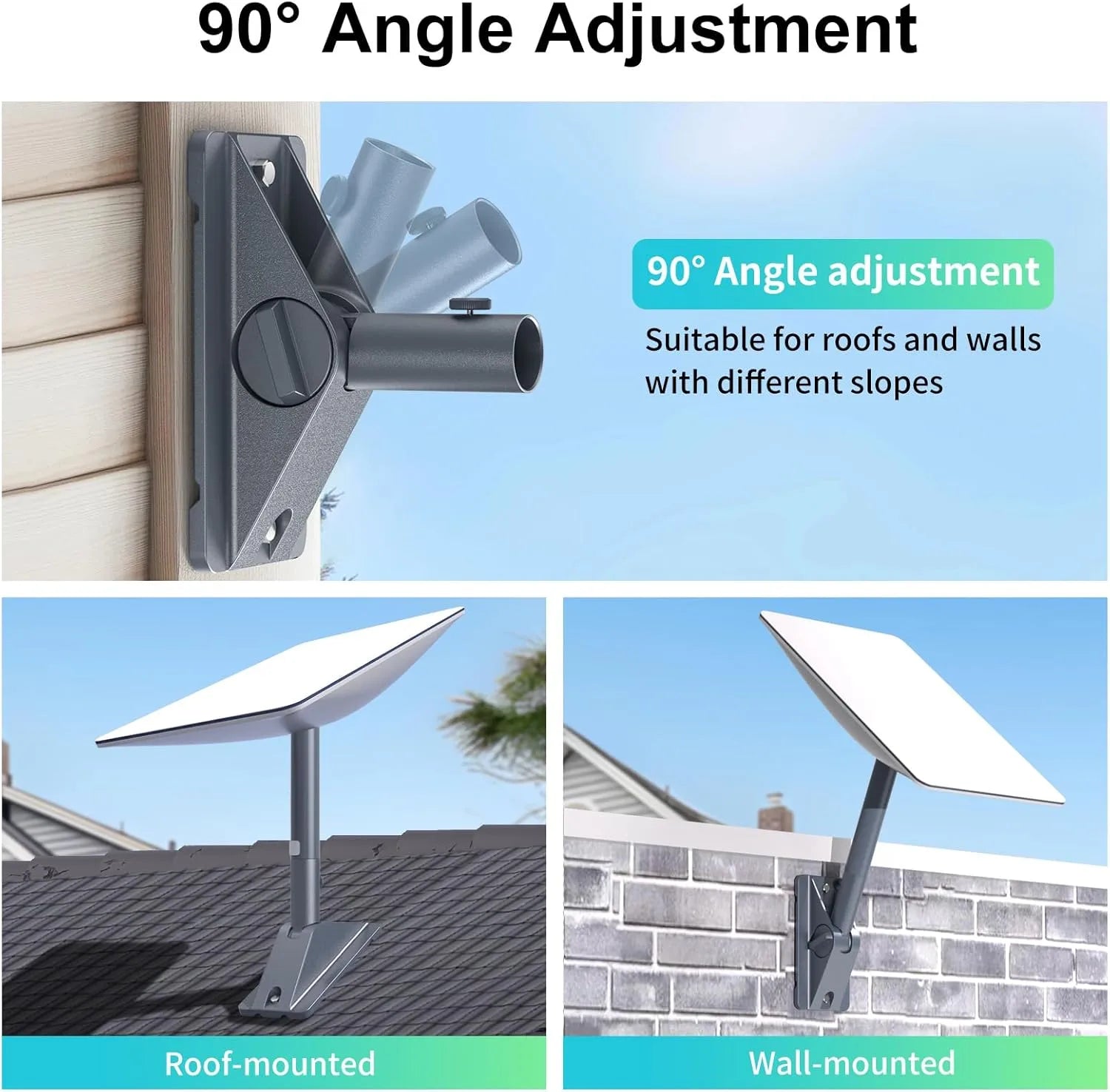 Starlink Gen 2 Pivot Roof Mount | Adjustable Mount for Standard Actuated & High Performance