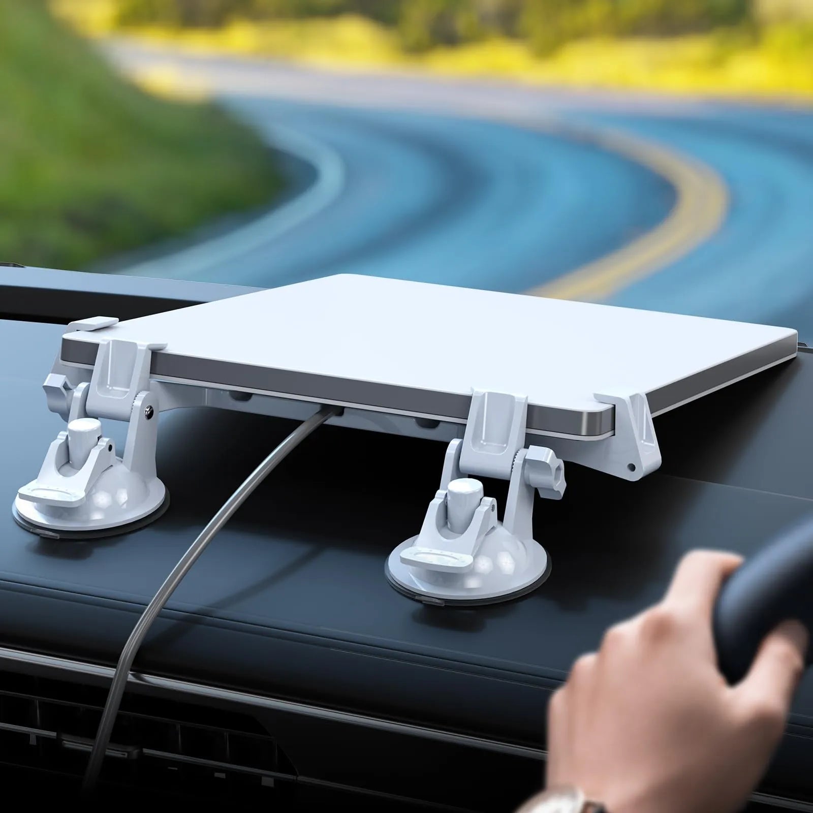 Starlink Mini Dashboard & Windshield Suction Cup Mount | Adjustable Car Mount