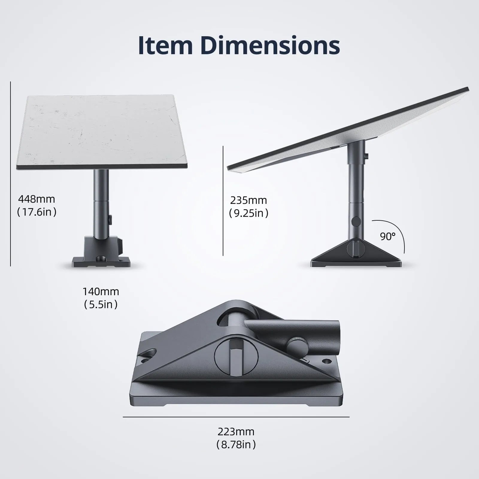 Starlink Gen 3 Pivot Roof Mount | Adjustable Mast & Pipe Adapter for Slanted Roofs