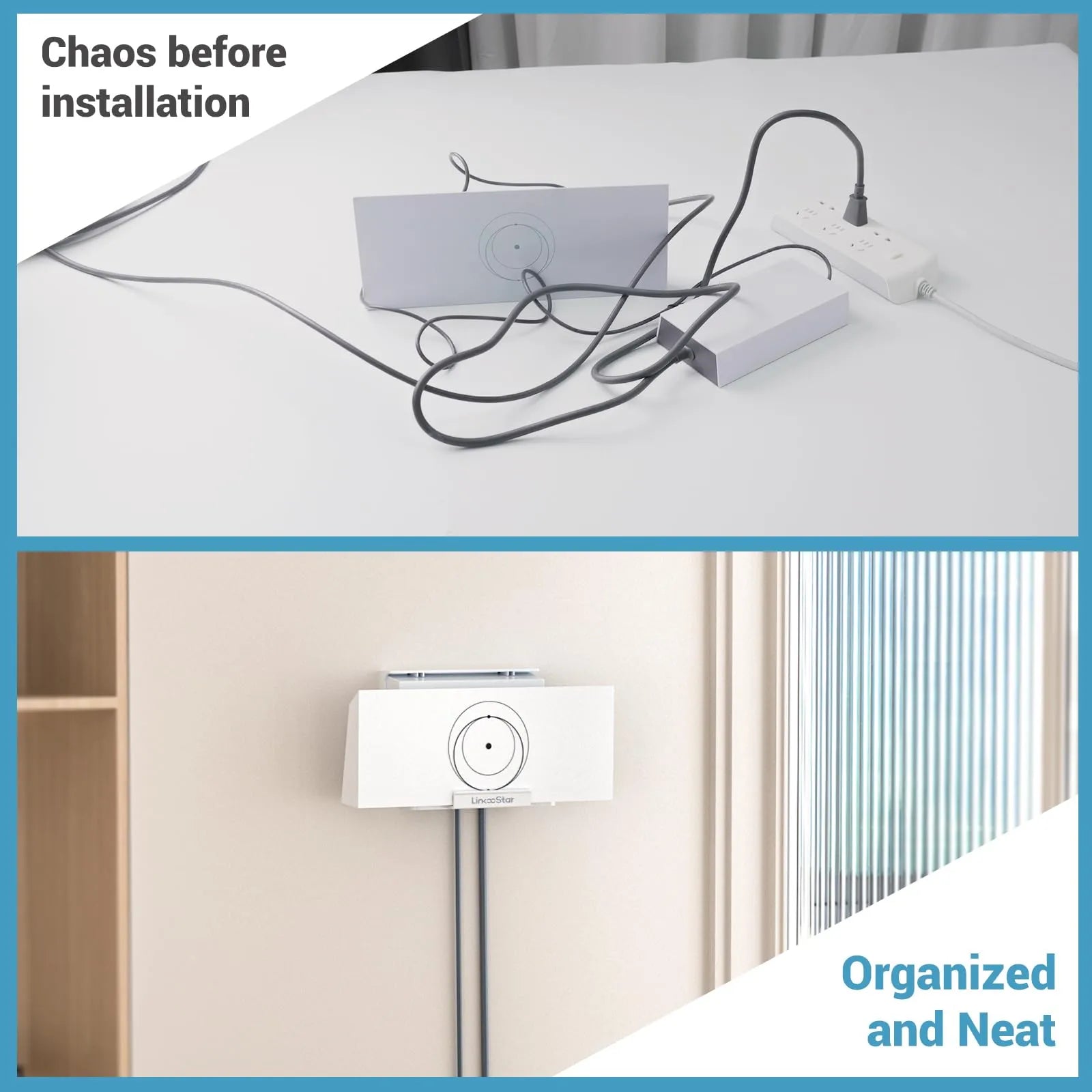 Starlink Gen 3 Router and Power Supply Wall Mount | ABS Bracket for V3 WiFi Router