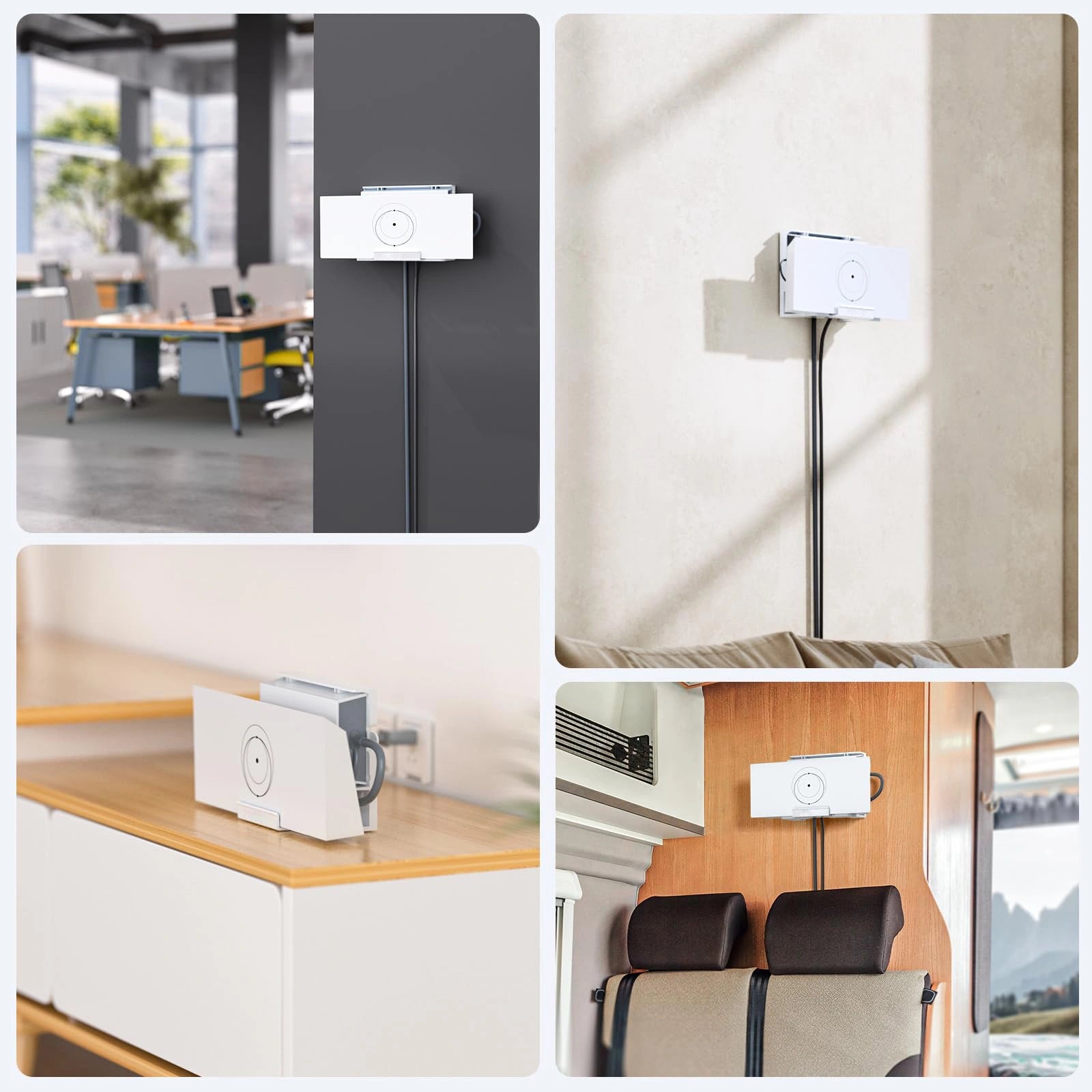 Starlink Gen 3 Router and Power Supply Wall Mount | ABS Bracket for V3 WiFi Router