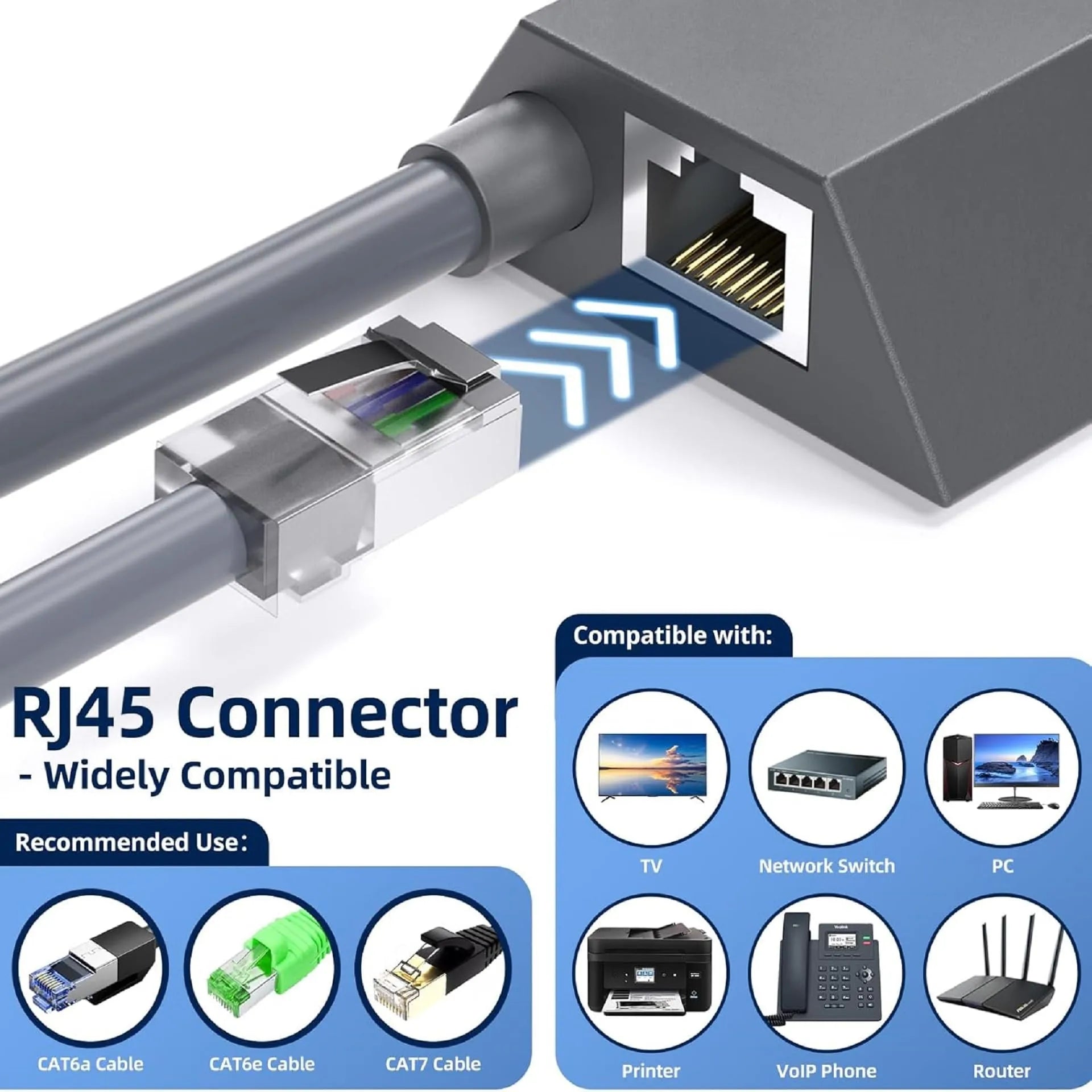 Starlink Gen 2 Ethernet Adapter | RJ45 Gigabit Wired Network Adapter for Standard Actuated V2