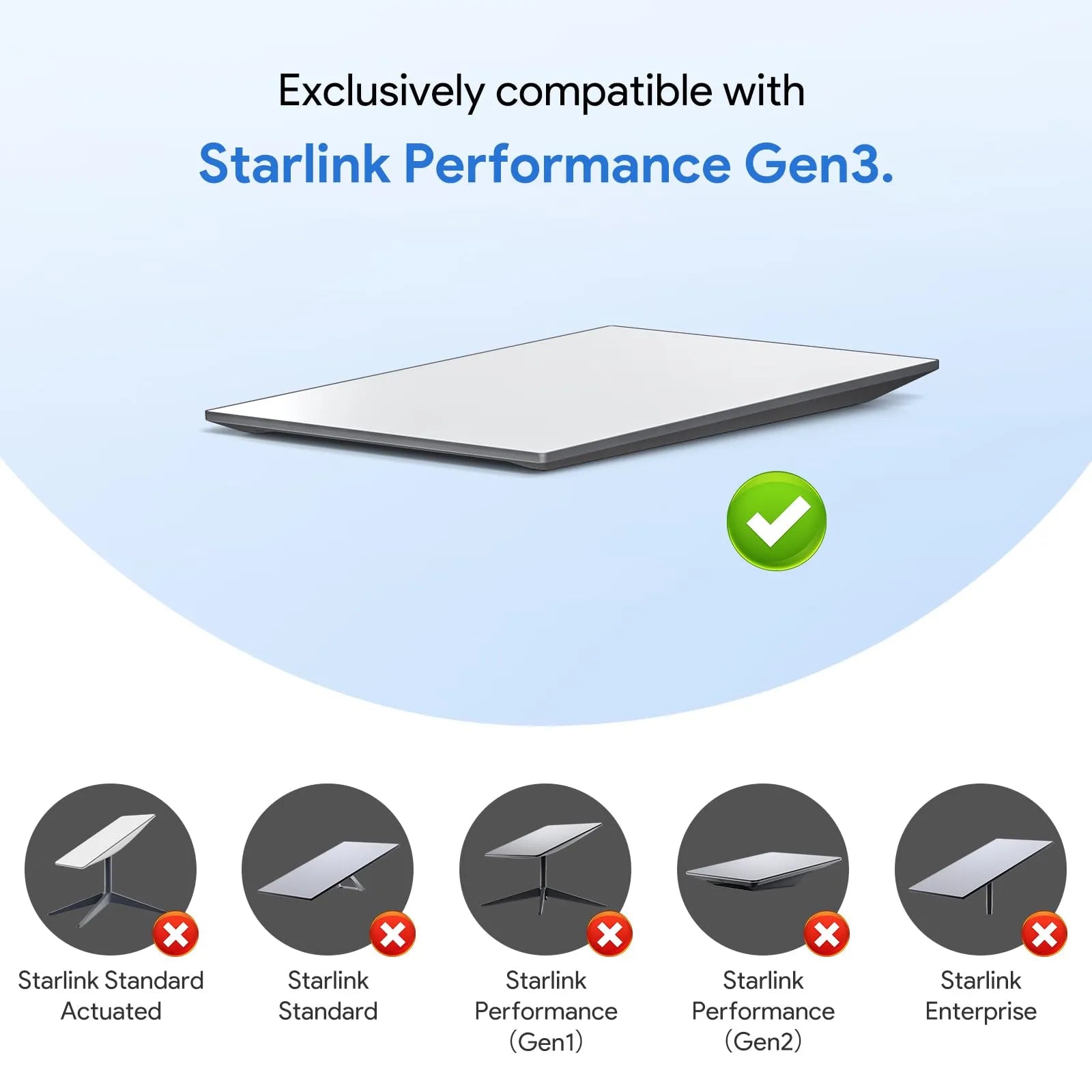 Starlink Performance Gen 3 Waterproof Extension Cable | Cat6 Network Cable 10M