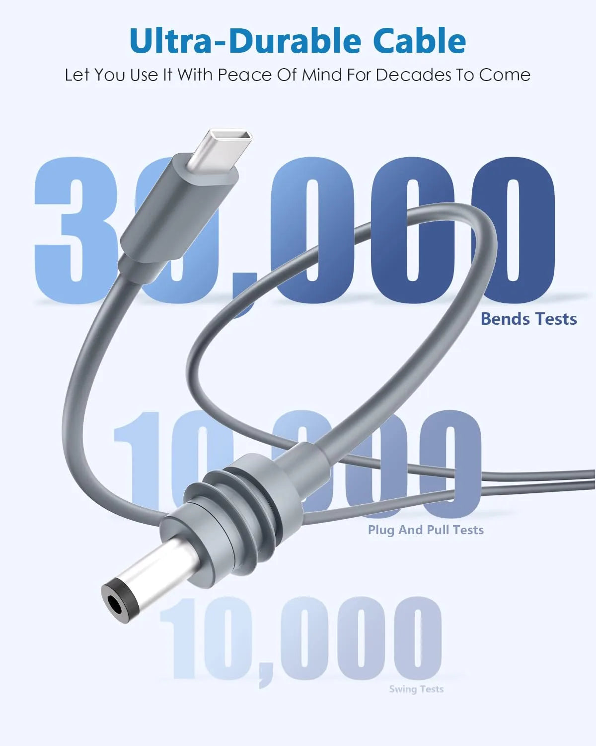 Starlink Mini USB-C to DC Power Cable | 100W PD 18AWG Waterproof Cable