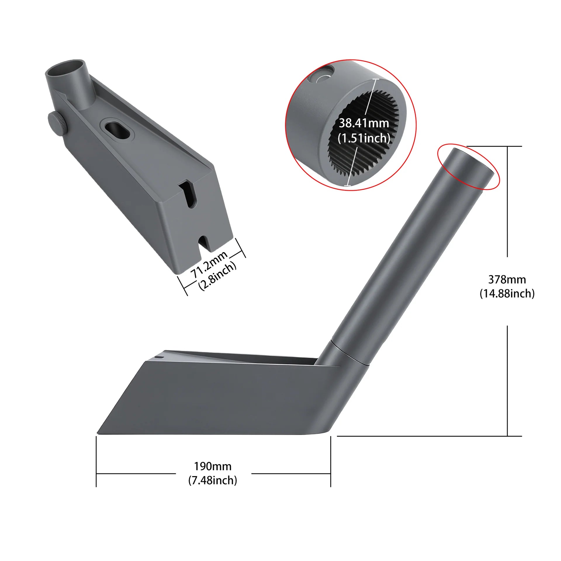 Starlink Mini 360° Adjustable Wall Mount | Outdoor Eave & Wall Mounting Bracket