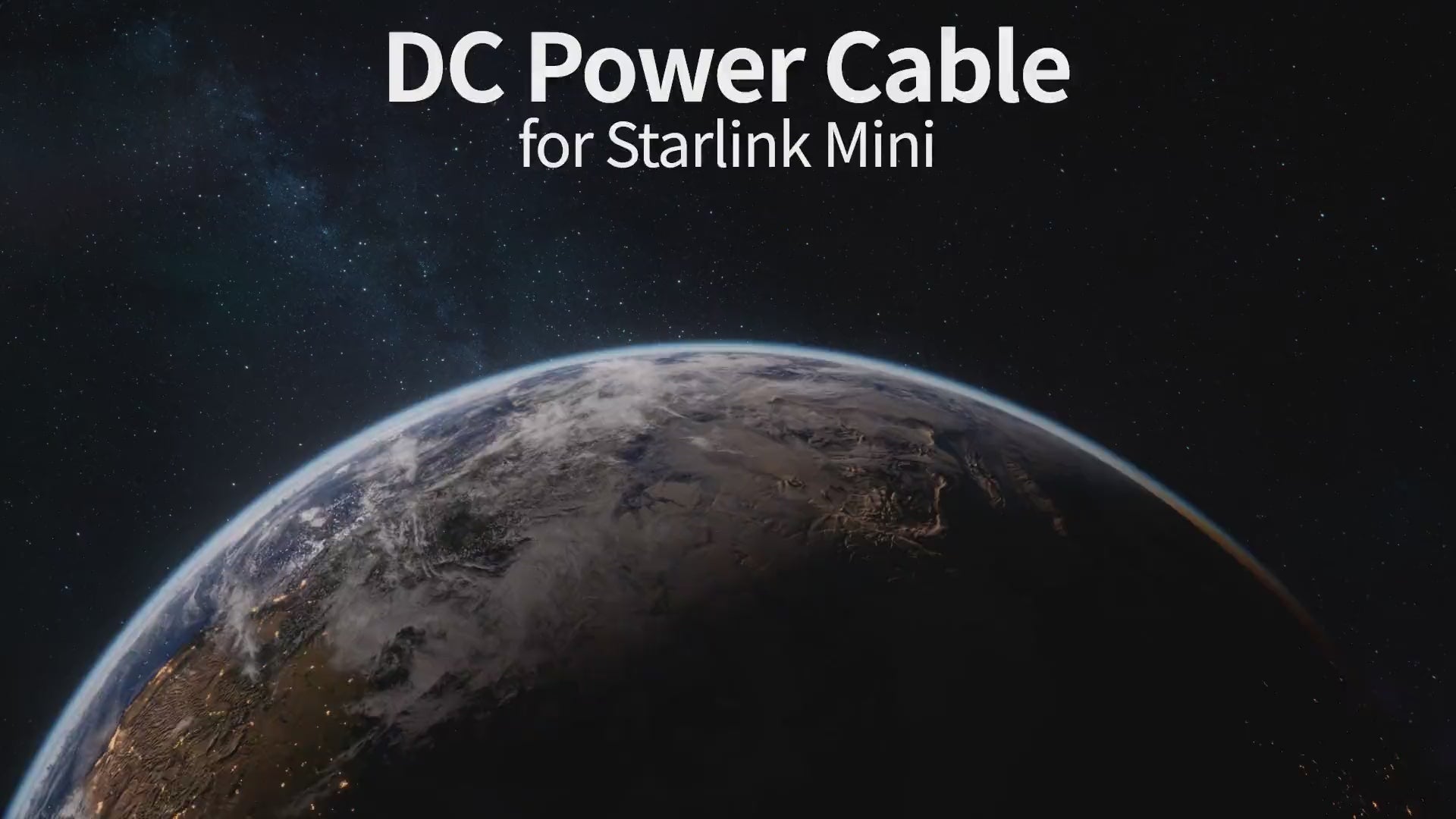 Starlink Mini Waterproof DC Power Cable | 18AWG Replacement Cable