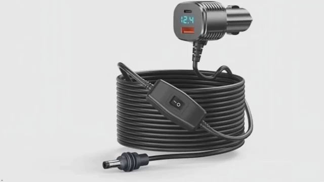 Starlink Mini 3-in-1 Car Charger Cable | DC Power Cable with USB-C & USB-A Ports