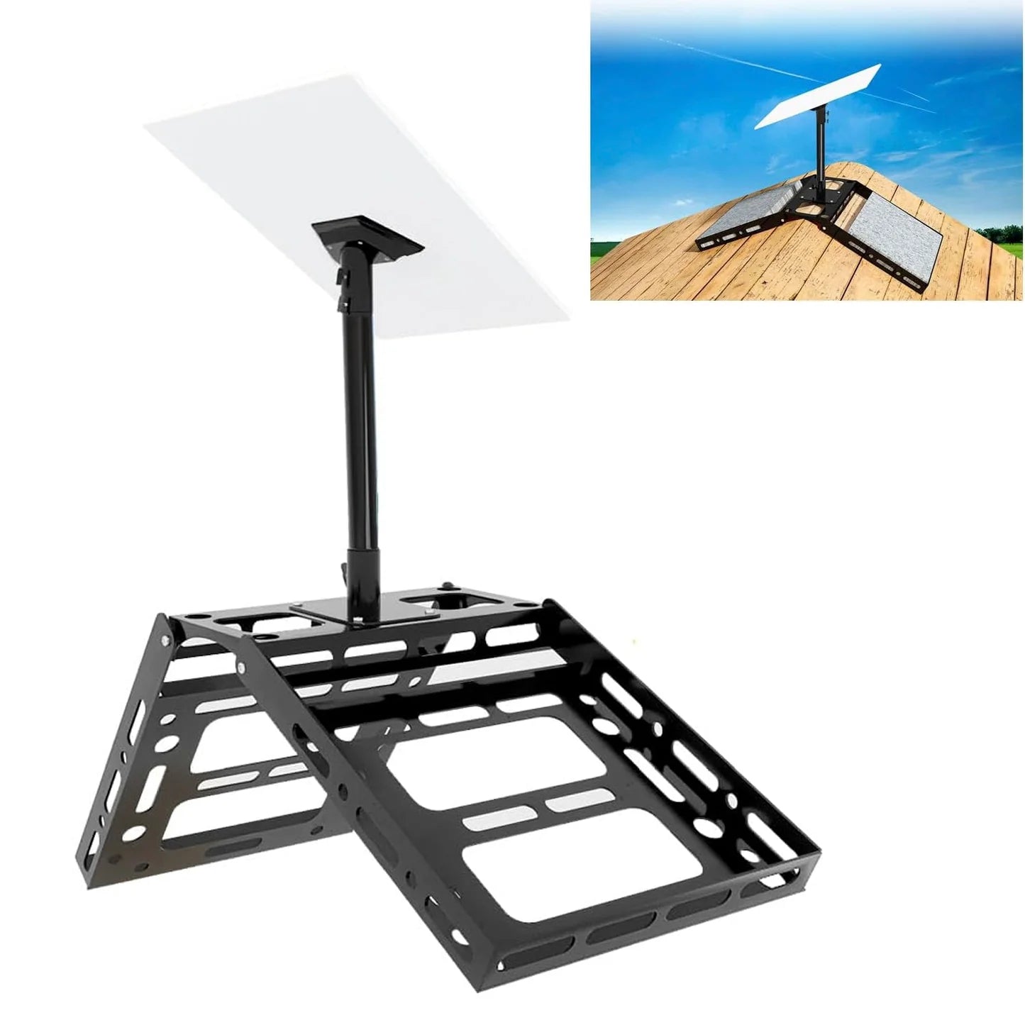 Non-Drill Roof Ridge Mount for Starlink Gen 3