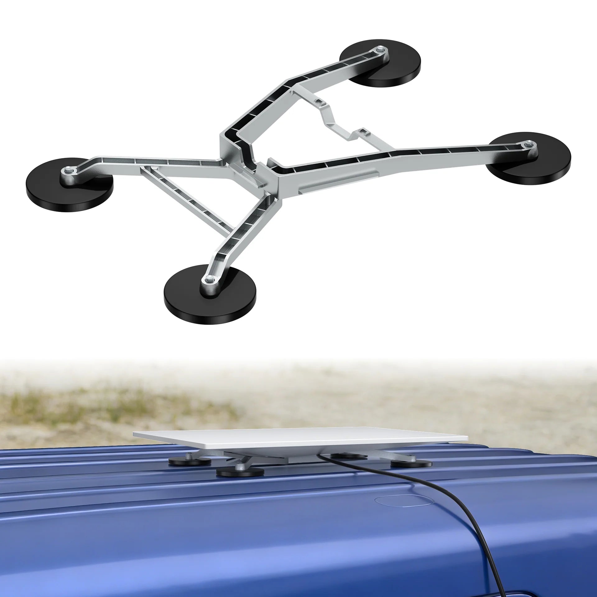Starlink Gen 3 Magnetic Roof Mount | No-Drill Aluminum Mounting Kit