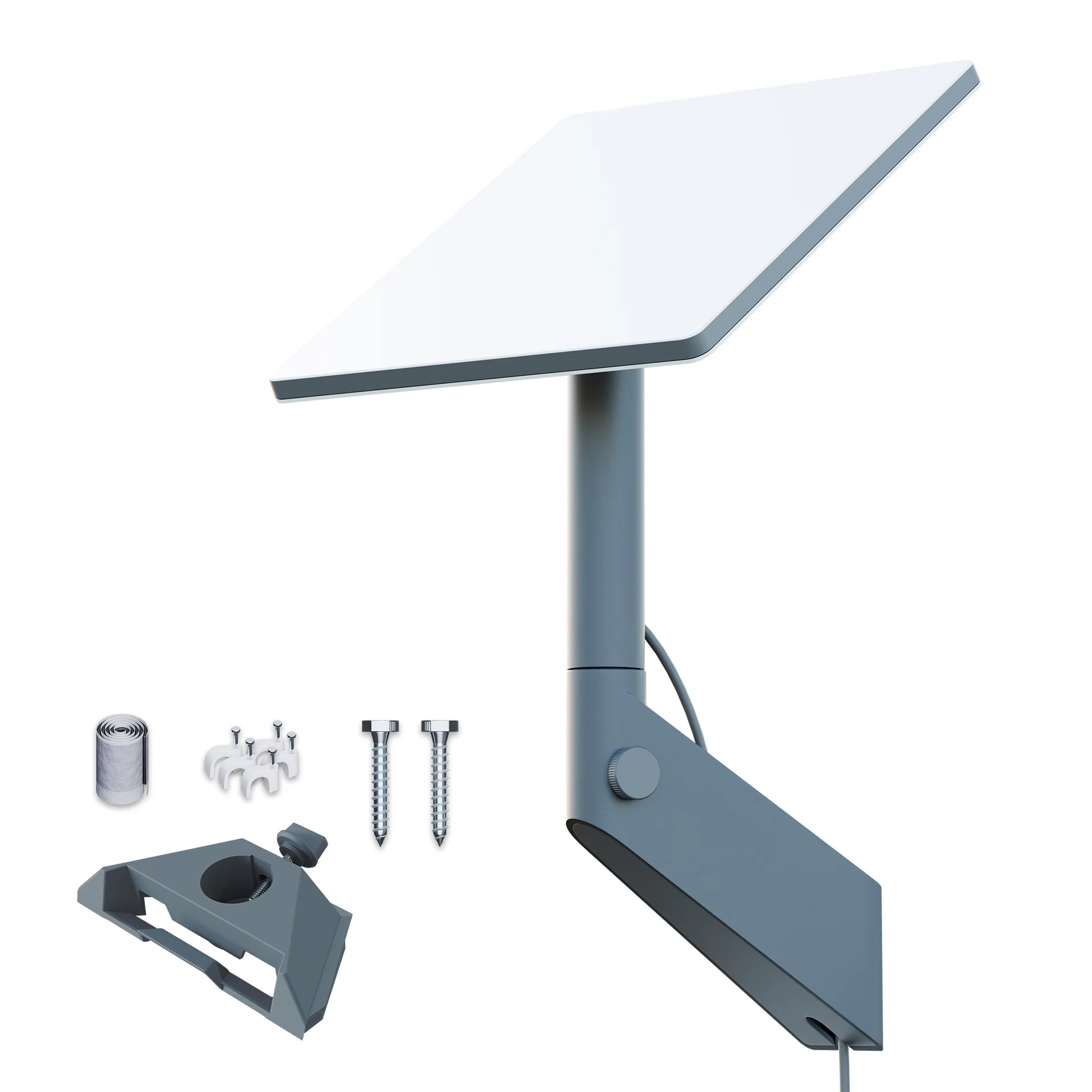 Starlink Mini 360° Adjustable Wall Mount | Outdoor Eave & Wall Mounting Bracket