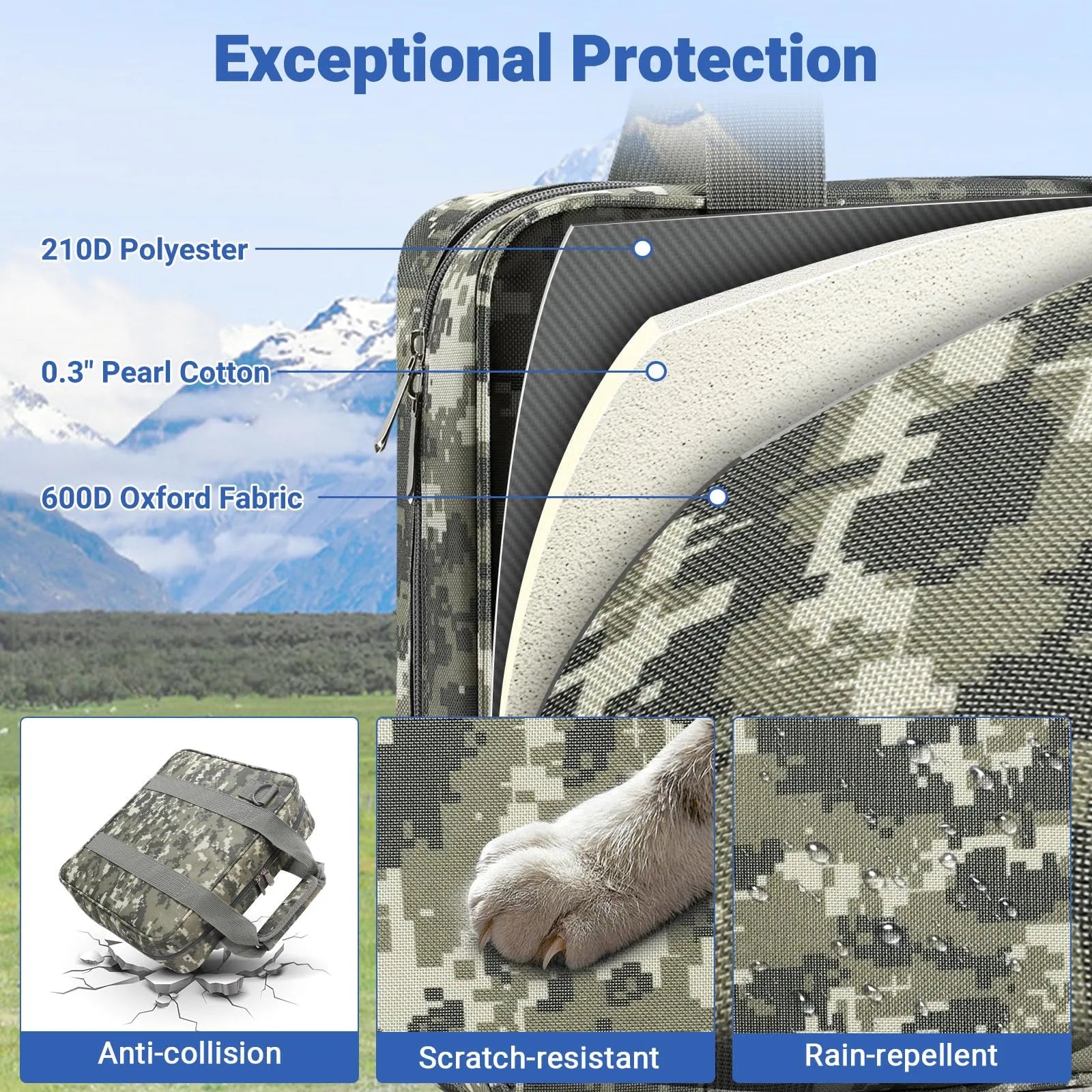 Travel Carry Bag for Starlink Mini, Shockproof Shoulder Storage Case